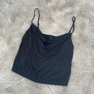Forever 21 black spaghetti strap top